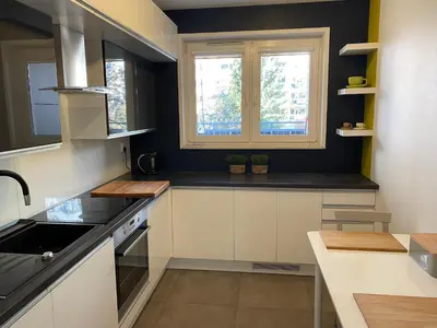 Kuchnia lub aneks kuchenny w obiekcie Apartament Da Vinci