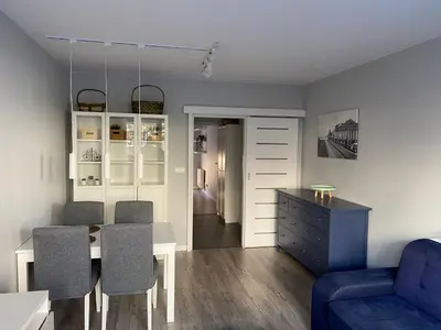 Część wypoczynkowa w obiekcie Apartament Da Vinci