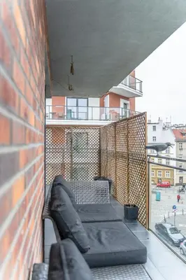Część wypoczynkowa w obiekcie Śrutowa 8 Residence with Balcony & AC ProperUNIT