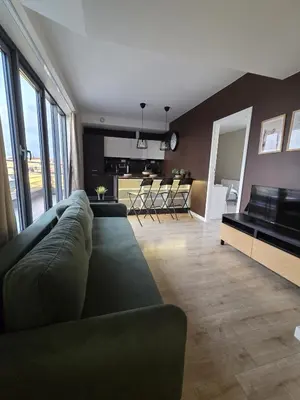 Część wypoczynkowa w obiekcie Apartament Centrum Krawiecka 1