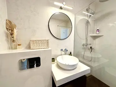 Łazienka w obiekcie Surf Apartament Biskupin
