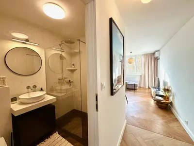 Łazienka w obiekcie Surf Apartament Biskupin
