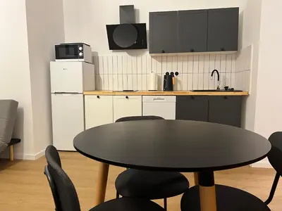 Kuchnia lub aneks kuchenny w obiekcie Apartamenty Cytryn