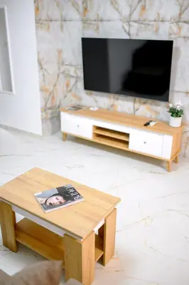 Telewizja i/lub zestaw kina domowego w obiekcie APARTAMENTY z GÓRSKIM KLIMATEM