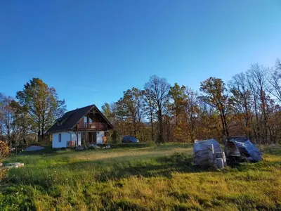 Przyroda w pobliżu tego domu w stylu alpejskim
