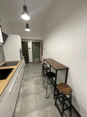 Kuchnia lub aneks kuchenny w obiekcie Iron Loft apartment
