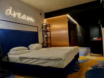Łóżko lub łóżka w pokoju w obiekcie Biała Perła - Apartament 418 PRZY STOKU na Czarnej Górze