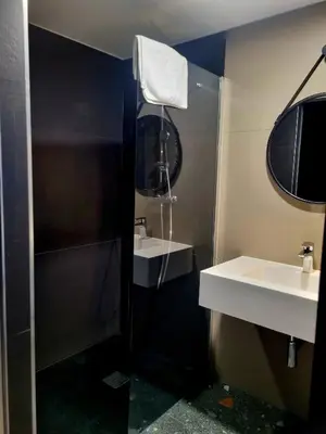 Łazienka w obiekcie Biała Perła - Apartament 418 PRZY STOKU na Czarnej Górze