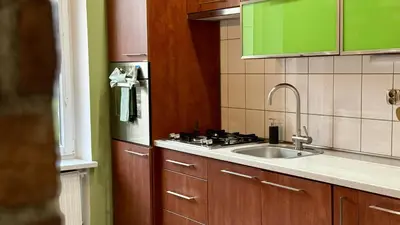 Kuchnia lub aneks kuchenny w obiekcie Zdrojowy Zakątek by LibertaRent