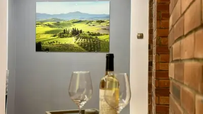Widok na góry z tego apartamentu