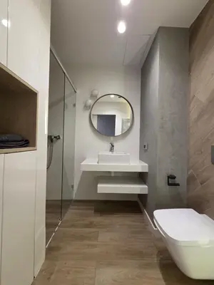 Łazienka w obiekcie Apartamenty OVO