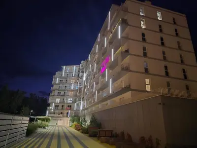 Budynek, w którym mieści się apartament