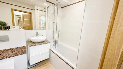 Łazienka w obiekcie Apartament Ptasia Góra