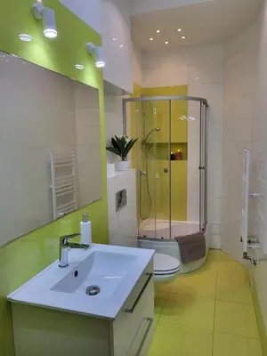Łazienka w obiekcie AS ELITE Apartament Kozielska parking