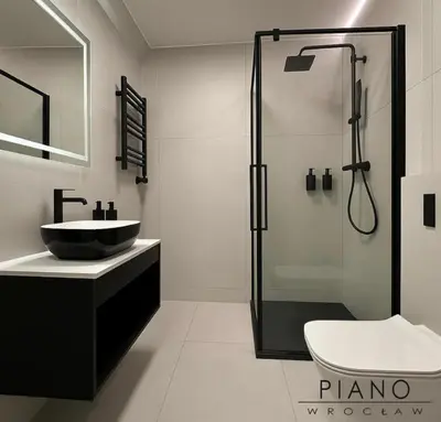 Łazienka w obiekcie Piano Property Rental Wrocław