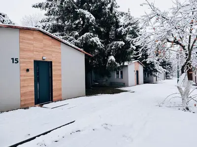 Obiekt Domki OSiR - centrum, parking zimą