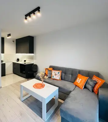 Kuchnia lub aneks kuchenny w obiekcie Apartamenty Sienkiewicza Residence 3