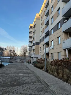 Budynek, w którym mieści się apartament