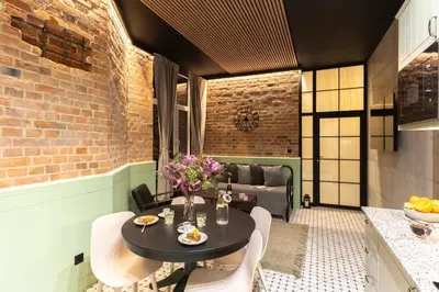 Część wypoczynkowa w obiekcie Antoniego Loft Apartment