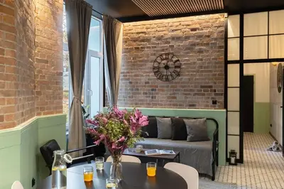 Część wypoczynkowa w obiekcie Antoniego Loft Apartment