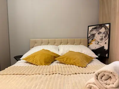 Łóżko lub łóżka w pokoju w obiekcie Apartament Comfort Wrocław