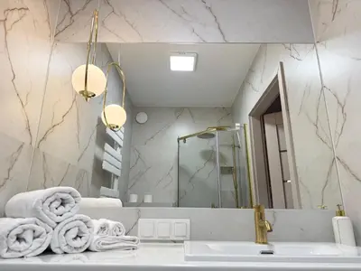 Łazienka w obiekcie Apartament Comfort Wrocław