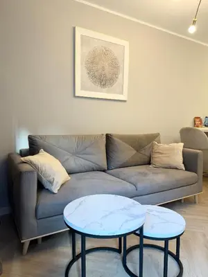 Część wypoczynkowa w obiekcie Apartament Comfort Wrocław