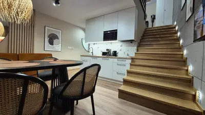 Plan piętra w obiekcie Black Hill Pod Zieleńcem Apartament BOHO Nr6 z Sauną