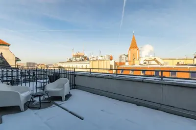 Balkon lub taras w obiekcie Kamienice Ruska, Sun&Snow