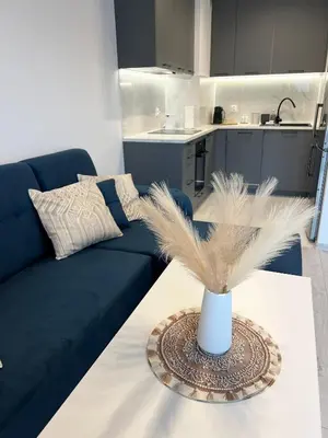 Kuchnia lub aneks kuchenny w obiekcie Apartamenty Sienkiewicza Residence 4