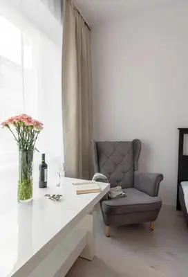 Część wypoczynkowa w obiekcie Brązowa City Comfort Apartment ProperUNIT