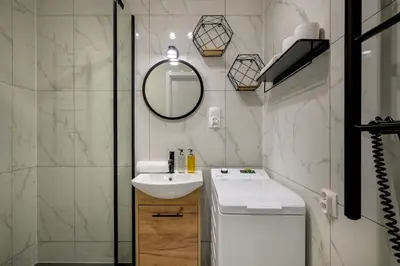 Łazienka w obiekcie RentPlanet - Studio Oleśnicka