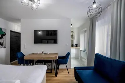 Telewizja i/lub zestaw kina domowego w obiekcie RentPlanet - Studio Oleśnicka