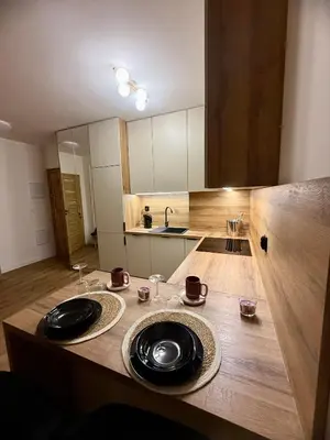 Kuchnia lub aneks kuchenny w obiekcie Lawendowy Ogród