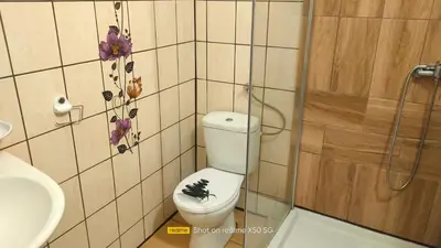 Łazienka w obiekcie Gościniec Iwona II
