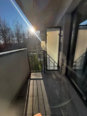 Balkon lub taras w obiekcie Green Port Loft Apartament 2-pokojowy z balkonem i garażem podziemnym