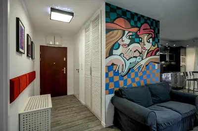 Część wypoczynkowa w obiekcie RentPlanet - Apartament Jedności Narodowej