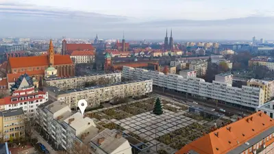 Widok na miasto Wrocław z tego apartamentu