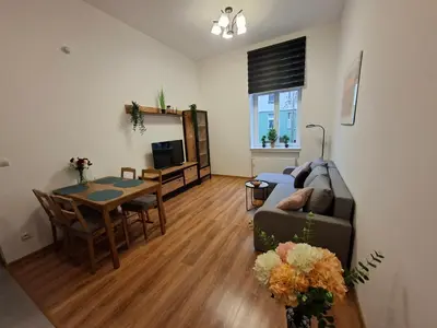 Telewizja i/lub zestaw kina domowego w obiekcie Apartament City Dream