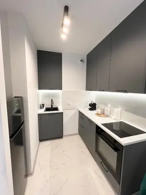 Kuchnia lub aneks kuchenny w obiekcie Apartamenty Sienkiewicza Residence 1