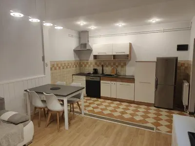 Kuchnia lub aneks kuchenny w obiekcie Apartament Juliusz Slowacki