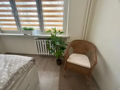 Łóżko lub łóżka w pokoju w obiekcie Apartament T Joanna blisko dworca
