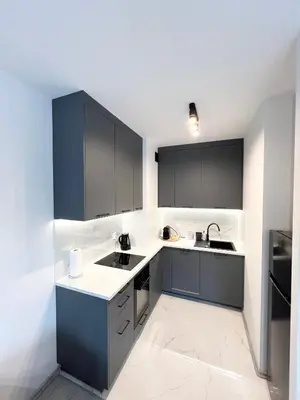 Kuchnia lub aneks kuchenny w obiekcie Apartamenty Sienkiewicza Residence 2
