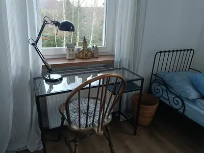 Część wypoczynkowa w obiekcie Apartament w Starej Szkole