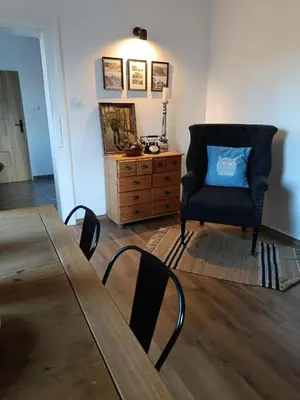Część wypoczynkowa w obiekcie Apartament w Starej Szkole