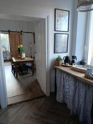 Kuchnia lub aneks kuchenny w obiekcie Apartament w Starej Szkole