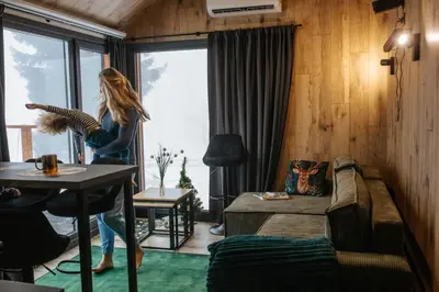 Część wypoczynkowa w obiekcie Domek Jak z Obrazka