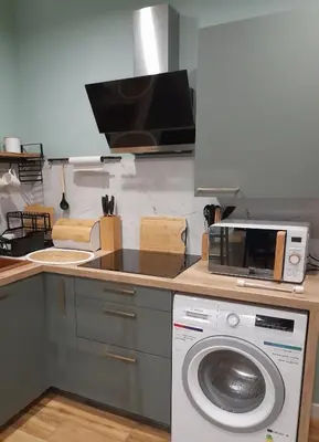 Kuchnia lub aneks kuchenny w obiekcie Apartamenty u Bodzia 3