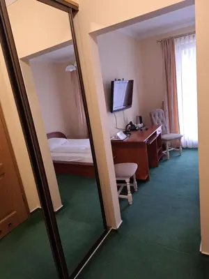 Telewizja i/lub zestaw kina domowego w obiekcie Hotel Malwa