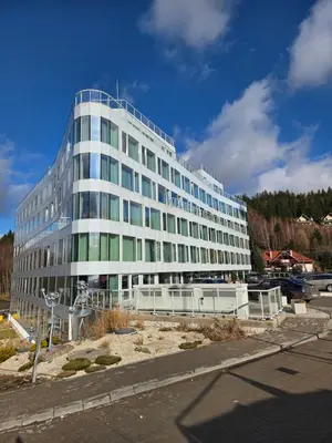 Budynek, w którym mieści się apartament